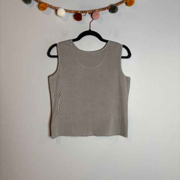 Ming Wang grey sleeveless sweater tank - Picture 5 of 5
